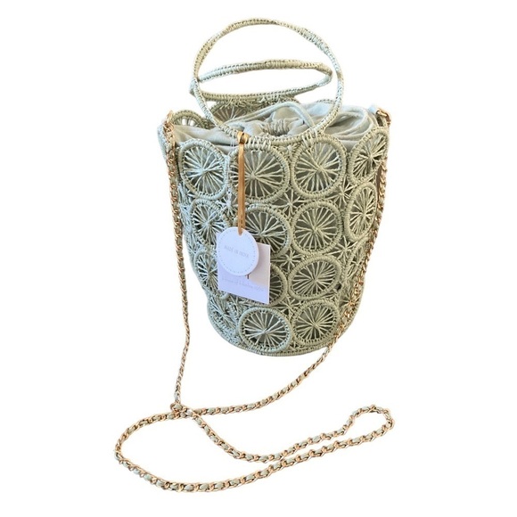 House of Harlow 1960 Circle Crochet Handbag Crossbody NWT Handcrafted - Picture 9 of 10